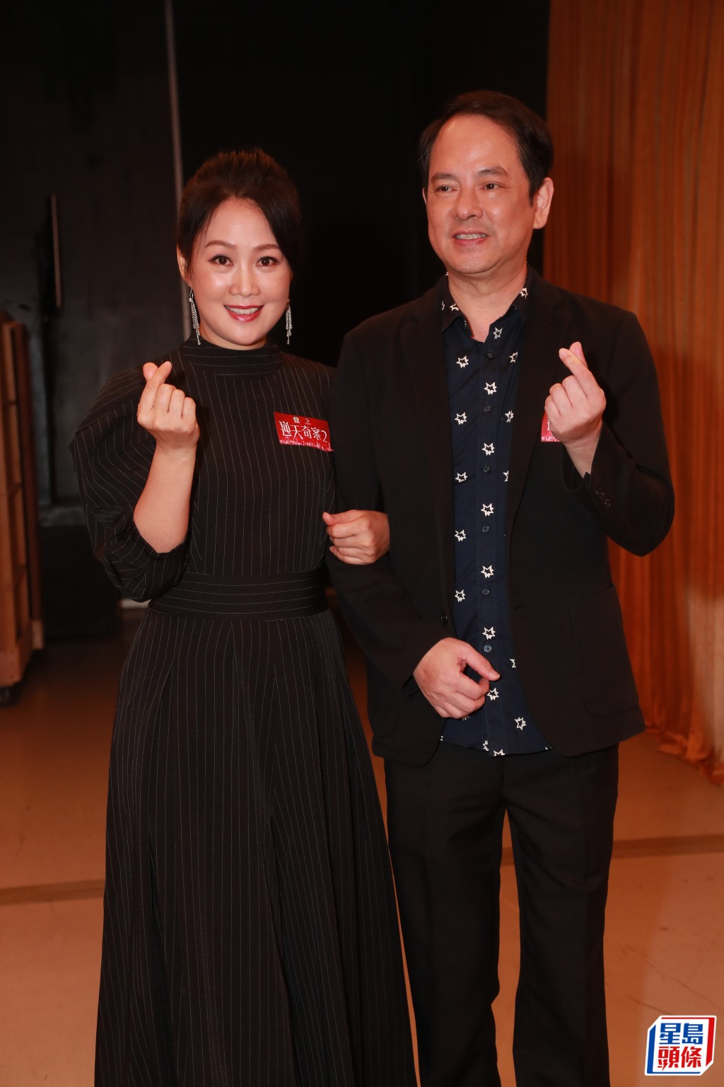 梁小冰与老公陈嘉辉久违再合作，为新剧《逆天奇案2》拍摄中。