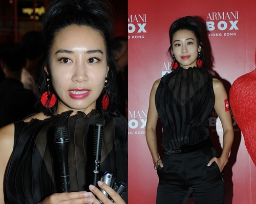 吴雨霏上星期到加拿大出席胞弟婚礼，呷醋阿爸致辞时爆喊。