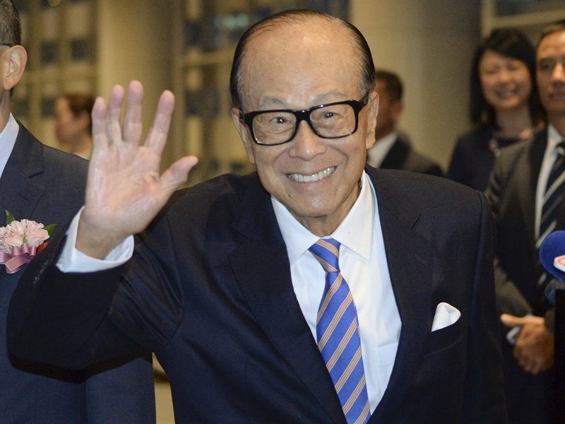 李嘉诚。资料图片