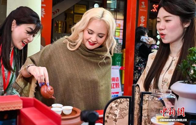 農曆新年外籍遊客來華的數量同比增加4倍。中新社