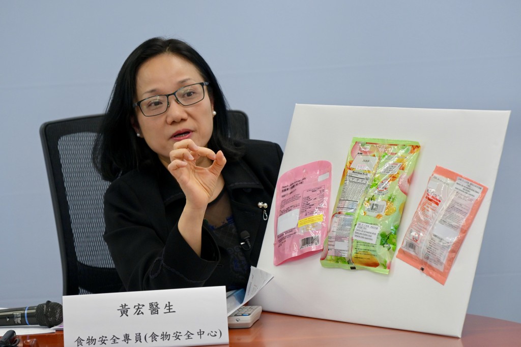 食环署食安中心食物安全专员黄宏。