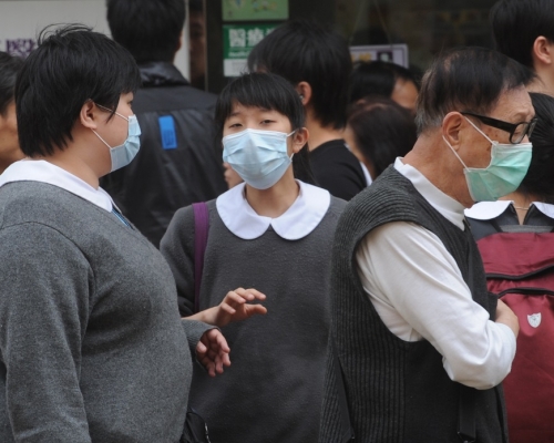 衞生防護中心稱流感活躍程度逐漸上升。資料圖片