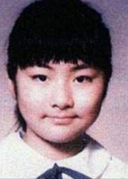 陳慧琳小時候的照片，跟現時差不多。