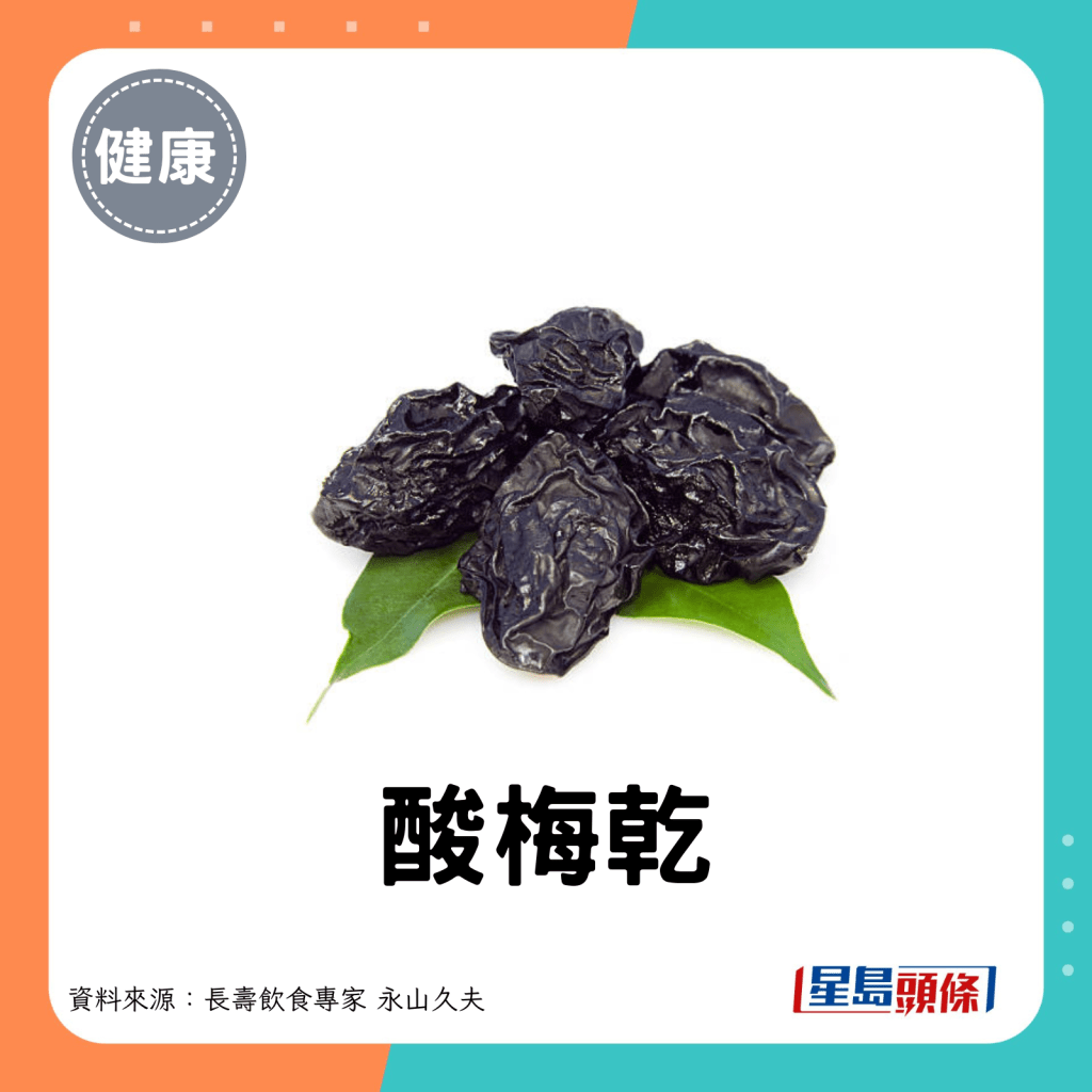 长寿食物丨5. 酸梅乾