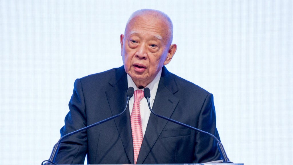 董建華周二晚上逝世，享年89歲。資料圖片