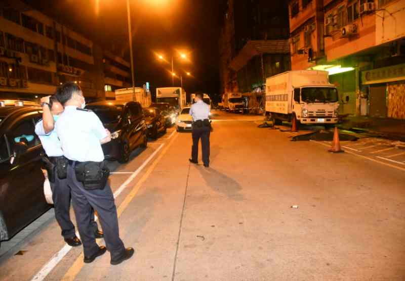 警員接報到場,事主當場證實死亡。丁志雄攝