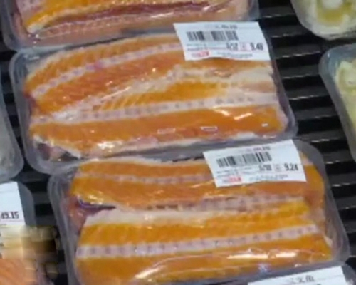 官方試圖澄清青藏三文魚沒有寄生蟲問題。網圖