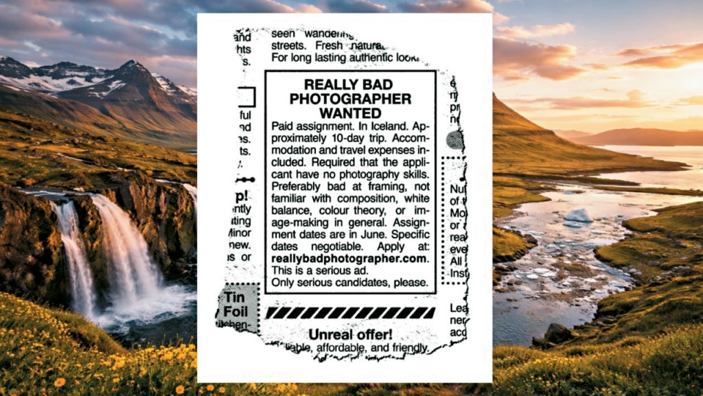 冰島航空徵全球最差攝影師。