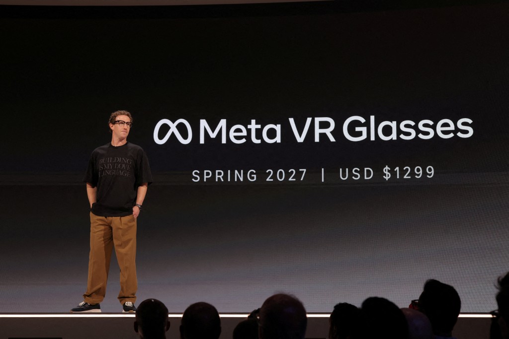 Ｍeta日前在Connect大会上发布轻量VR眼镜等产品，刺激股价进一步破顶。 路透