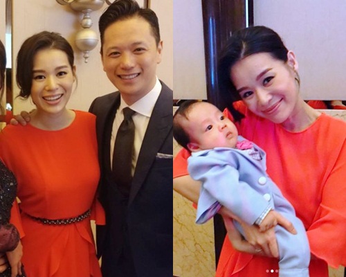 之前兩老婆去陳敏之囝囝百日宴時,已有網民話二人夫妻臉。