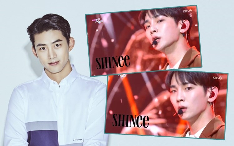 SHINee成员Key在表演结尾扮唞气，连2PM的泽演睇到都表示想试做「结尾妖精」。