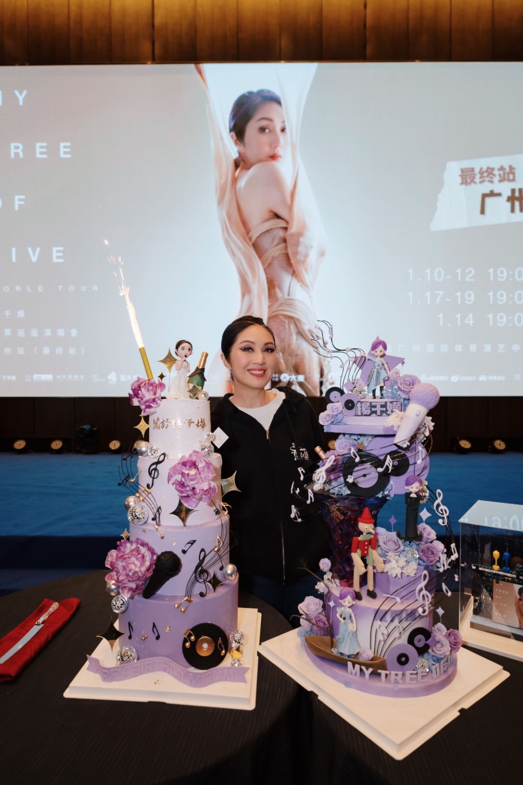 楊千嬅提早慶祝生日。