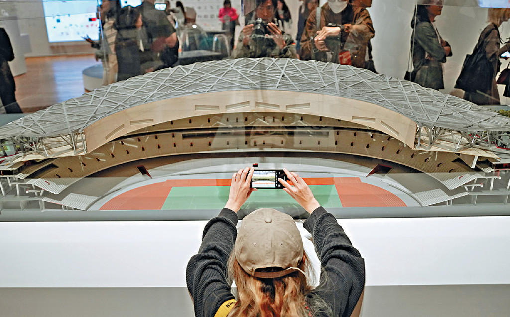 ■「鸟巢」建筑模型即日起至明年6月在M+展出。
