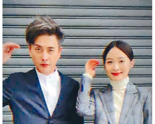 ■黃宗澤(左)在新劇中跟蔡潔合作。