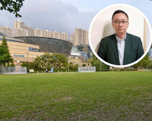香港資訊科技商會榮譽會長方保僑指數碼港擴建非將海濱公園變遊樂場。資料圖片
