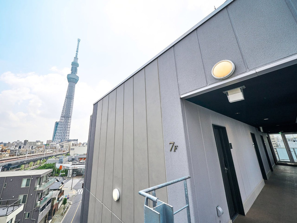作客Rakuten STAY東京淺草，可賞到東京晴空塔的優美景色。