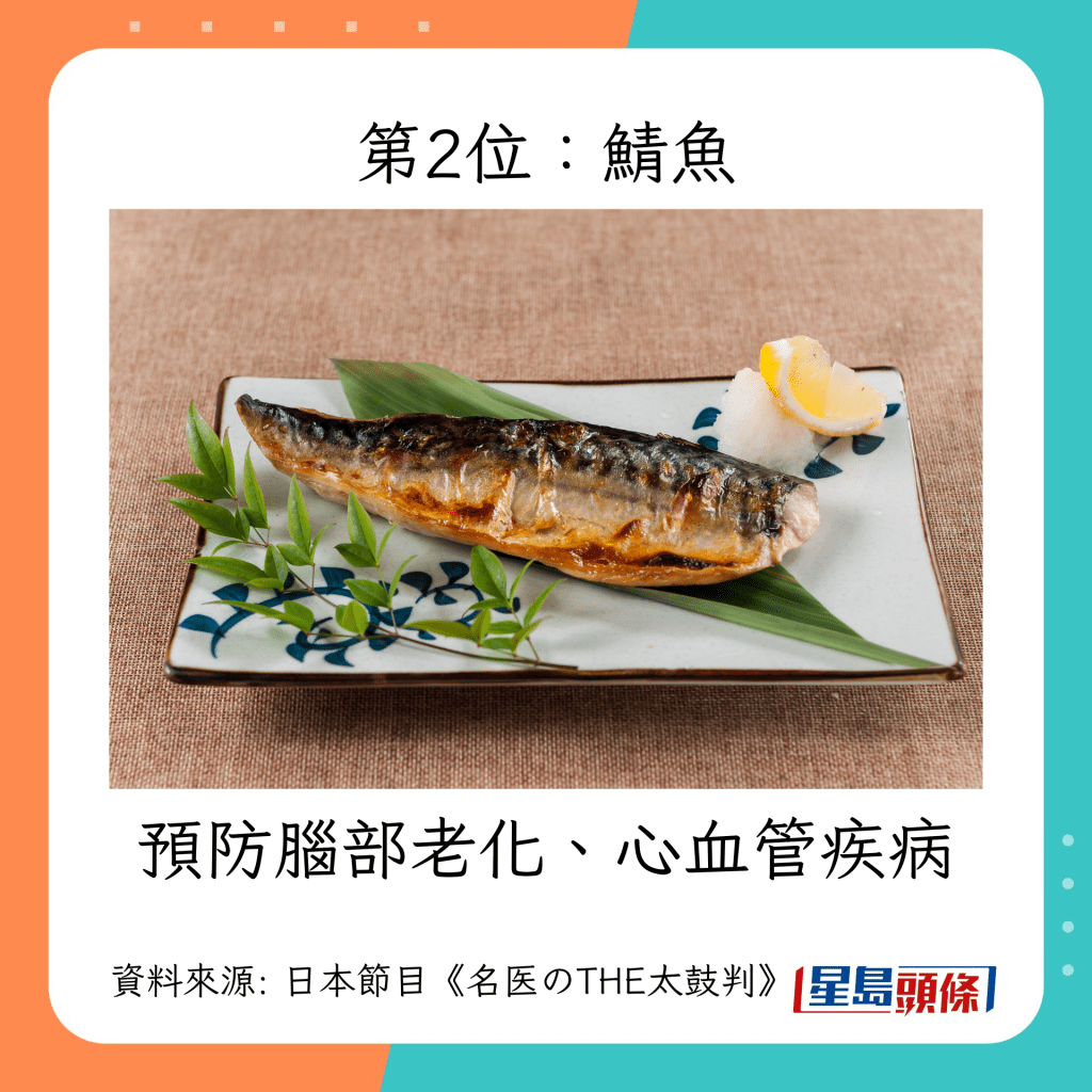 10大健康食物   第2位：鯖魚