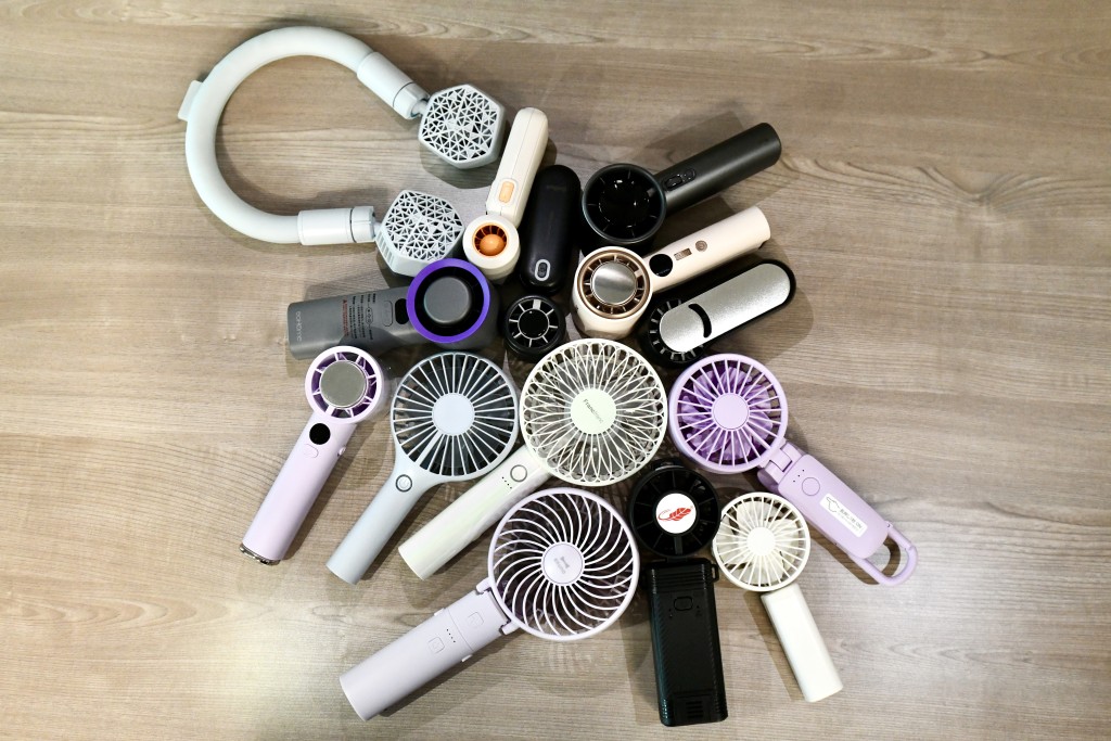 消委會風扇仔測試｜18款手提/掛頸風扇最平$58MUJI獲4星半一品牌充電溫度達57度！