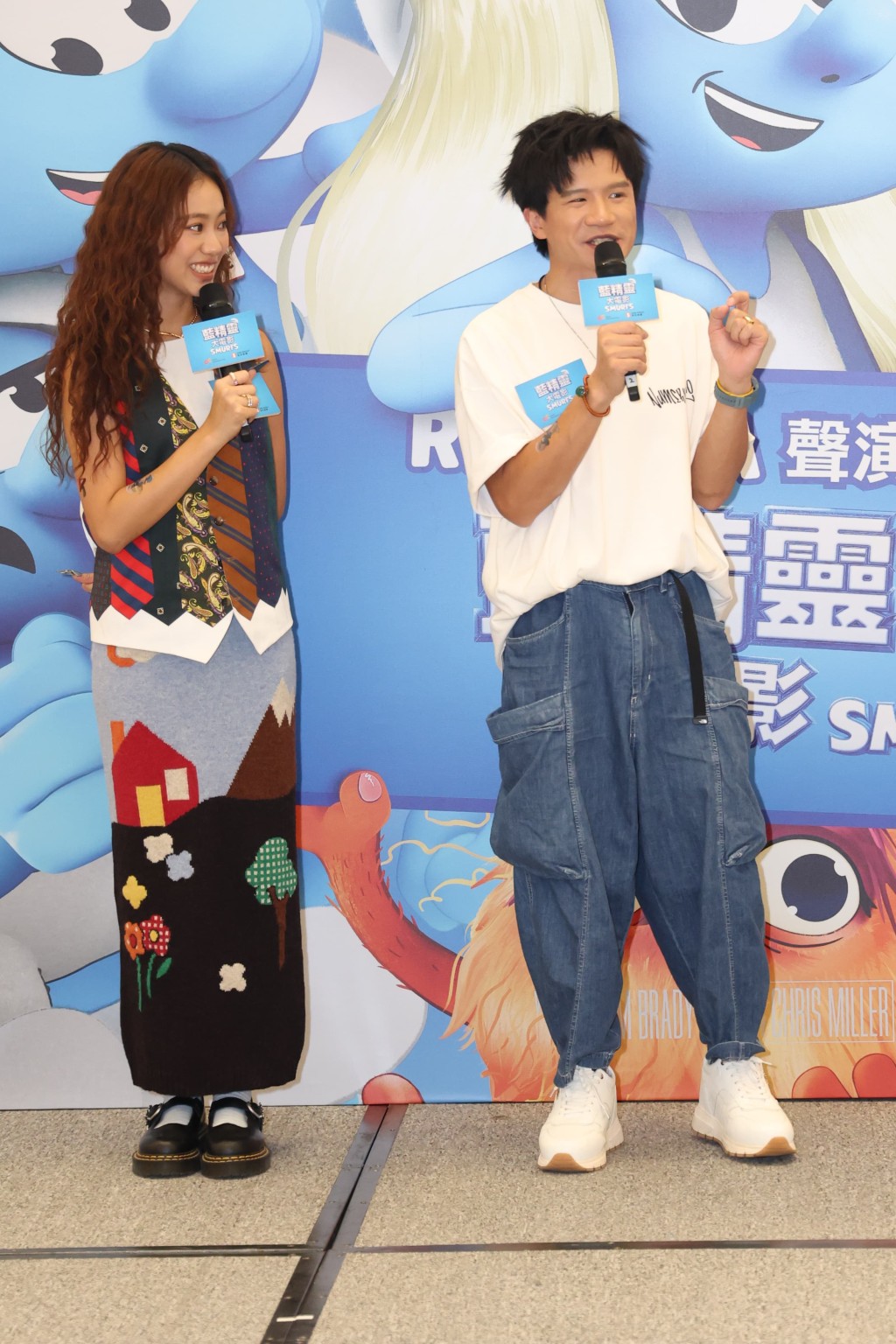 梁釗峰似未受醜聞影響，活動上表現精靈，十分敬業。
