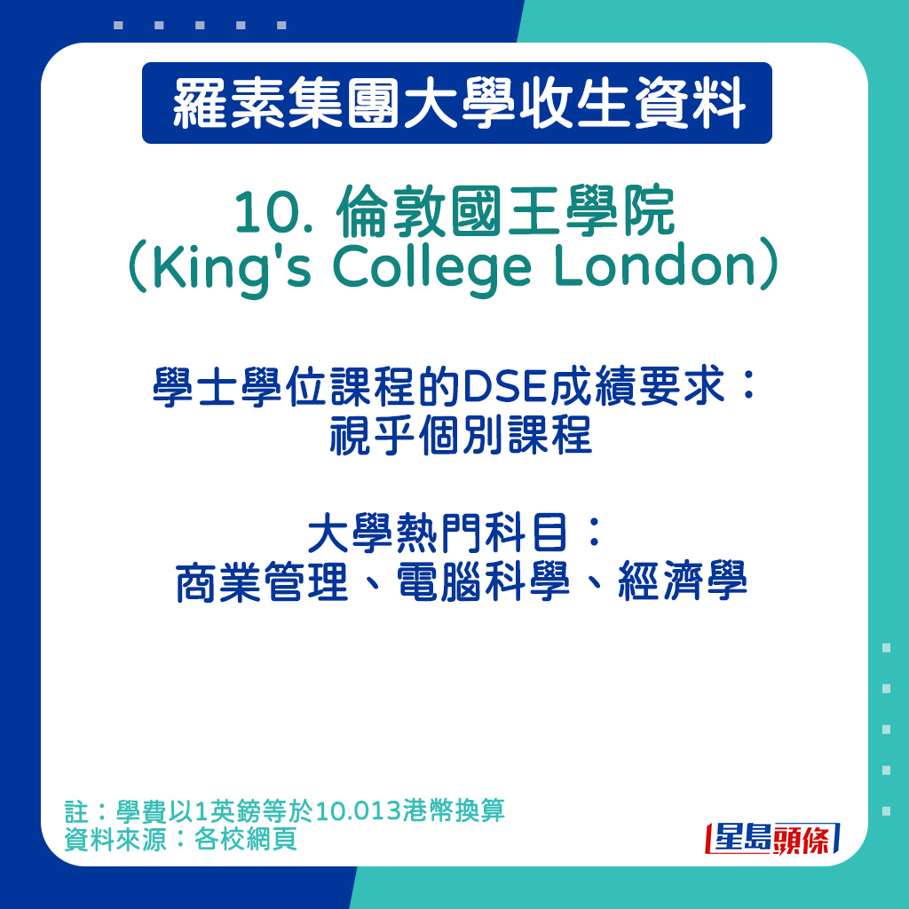 伦敦国王学院（King's College London）