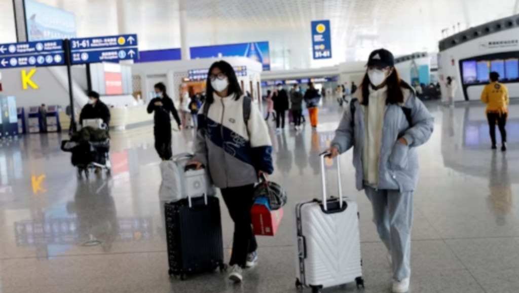 赴華旅客可以快測替代核酸陰性入境。路透社