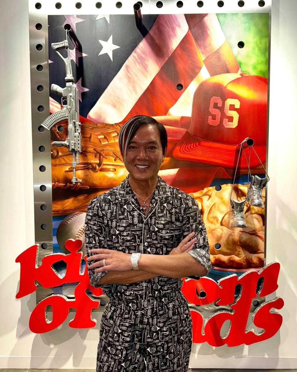 洪永時最近回港到訪Art Basel香港2024（巴塞爾藝術展香港展會）。