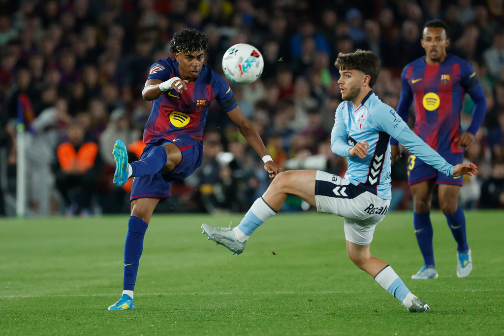 耶馬今季在巴塞陣中相當重要。美聯社