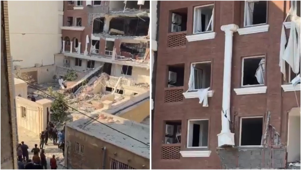 伊朗南部港口城市阿巴斯港（Bandar Abbas）周六發生猛烈爆炸。 X