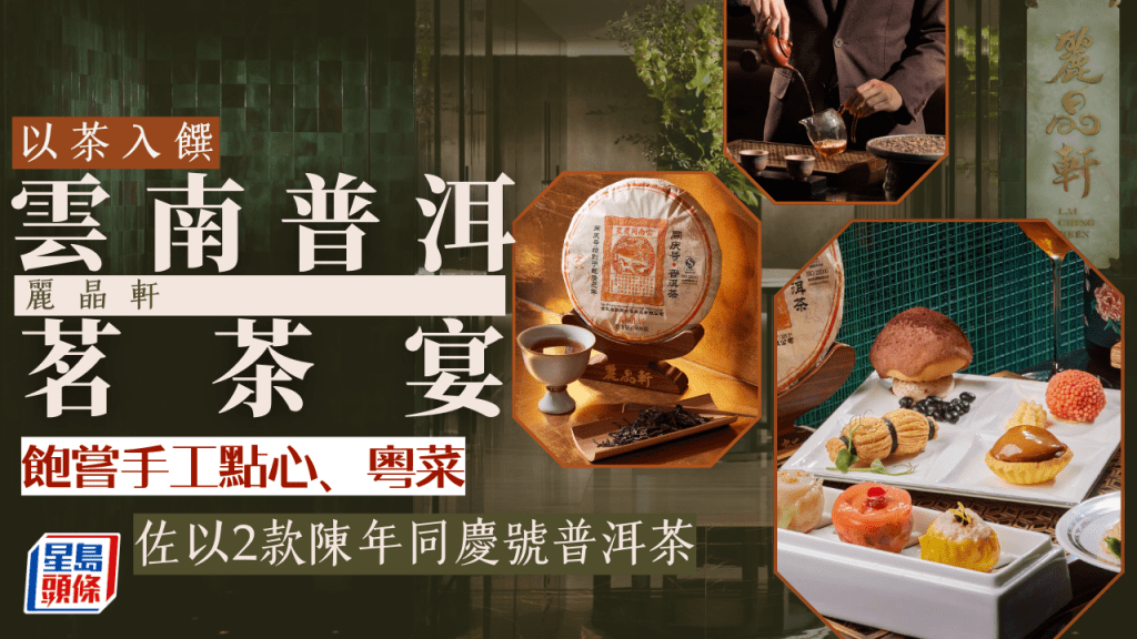 麗晶軒|雲南普洱茗茶宴 以茶入饌 手工點心佐同慶號陳年靚茶