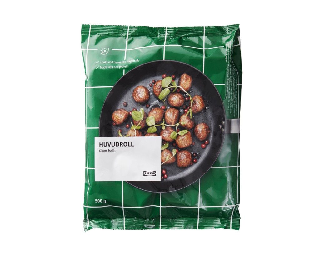 為響應地球日，由即日至4月26日於IKEA瑞典美食廊購買精選植物素食品系列，可享85折。（IKEA）