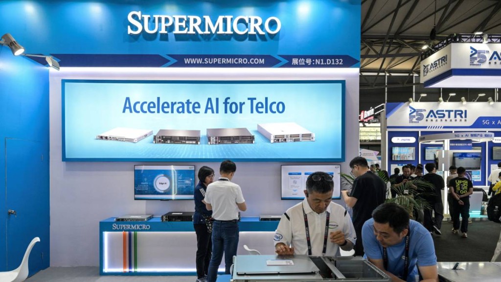 美國超微電腦共同創辦人廖益賢涉向中國走私AI技術被捕。法新社  