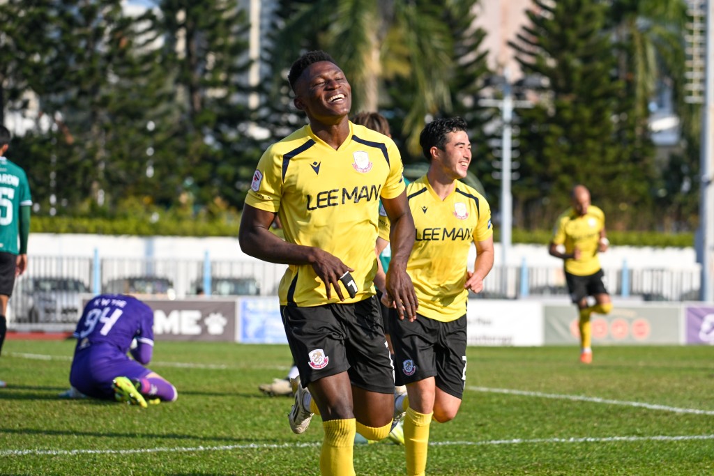 巴科尔今战大演帽子戏法。摄影：魏国谦