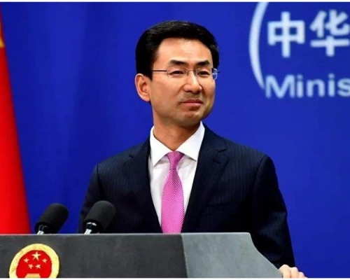 外交部耿爽回應美方加徵關口稅,中方不會受恐嚇與威脅。網圖