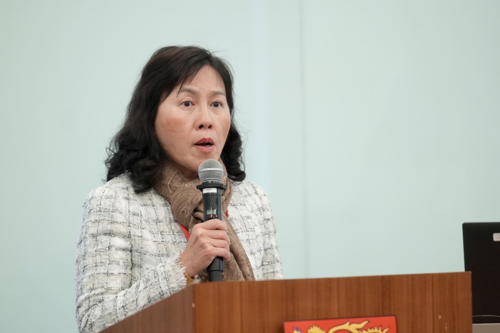 陳美寳表示,政府目標在今年內公布項目的最新推展時間表。資料圖片 陳美寳表示,政府目標在今年內公布項目的最新推展時間表。資料圖片