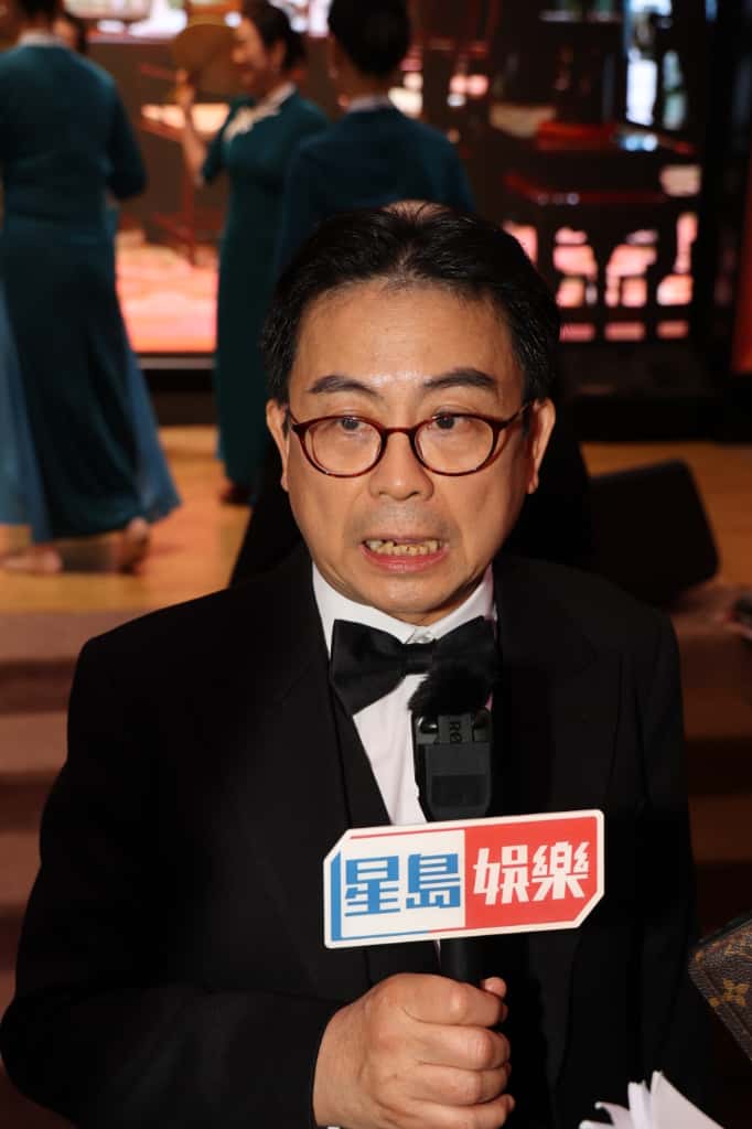 黃一山出席《石塘咀之霸王夜宴》慈善首演活動。 黃一山出席《石塘咀之霸王夜宴》慈善首演活動。