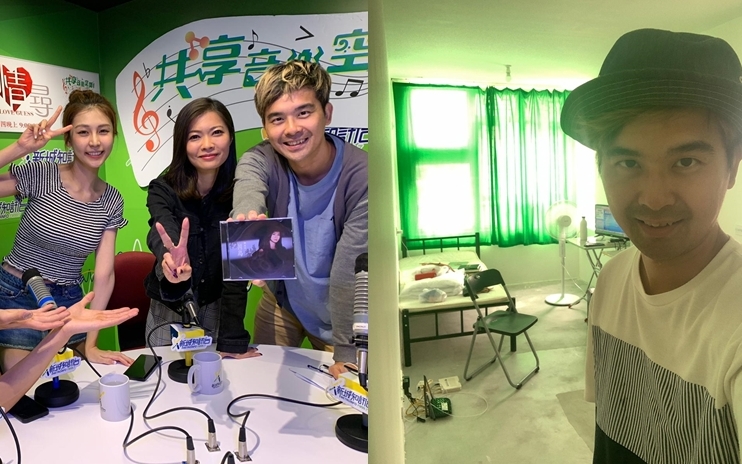 曾喺節目中冇戴口罩訪問過確診施匡翹嘅林子謙,𠵱家喺駿洋邨隔離中。