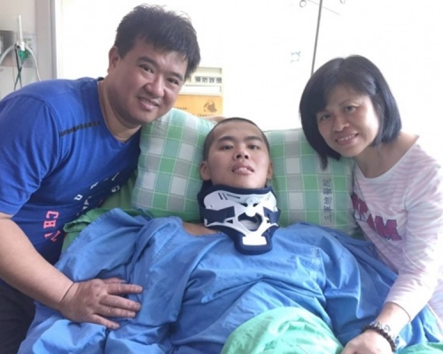 秦良丰已轉入普通病房。台灣三軍總醫院圖片