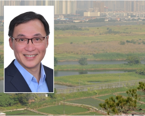 小圖:陳志明;落馬洲河套區。資料圖片