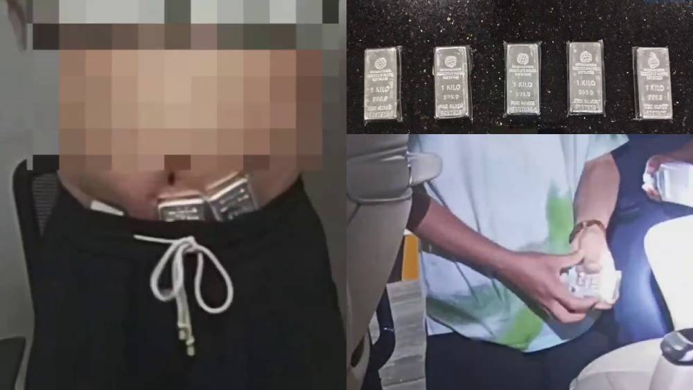 粵港牌司機過關神色慌張，腰纏5公斤純銀錠港珠澳大橋被截。