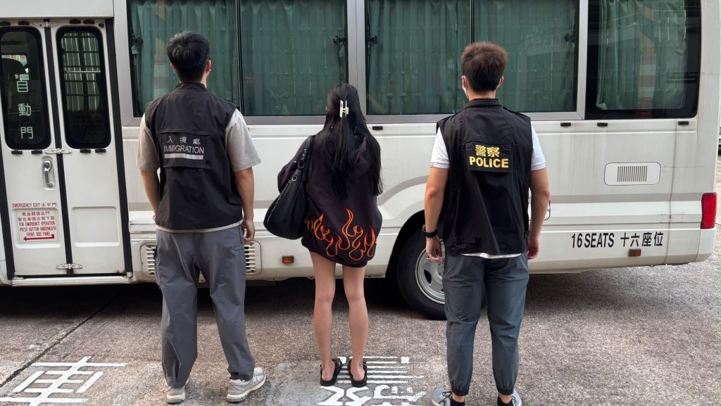 跨部門旺角打擊黑工及非法入境者 拘捕14人 年齡18至37歲。警方提供