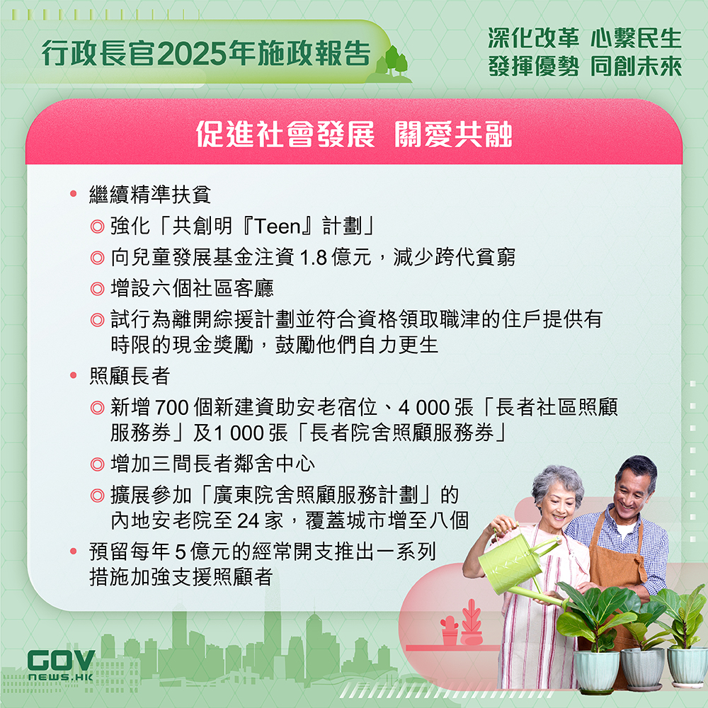 新一份《施政報告》今日（17日）發表。資料圖片