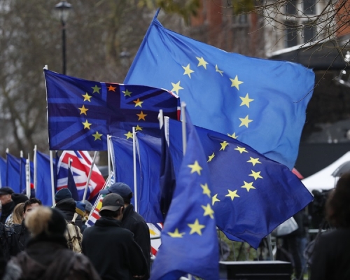 英國一項計劃詀歐盟公民申請定居身份。AP 英國一項計劃詀歐盟公民申請定居身份。AP