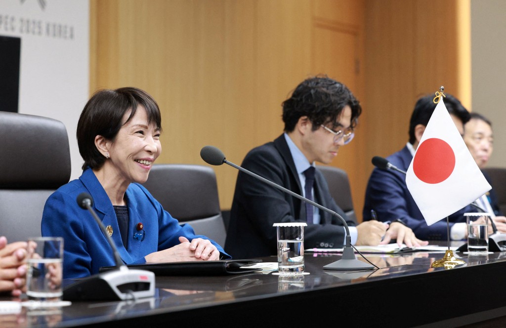 高市早苗前往南韓參加APEC峰會。路透社