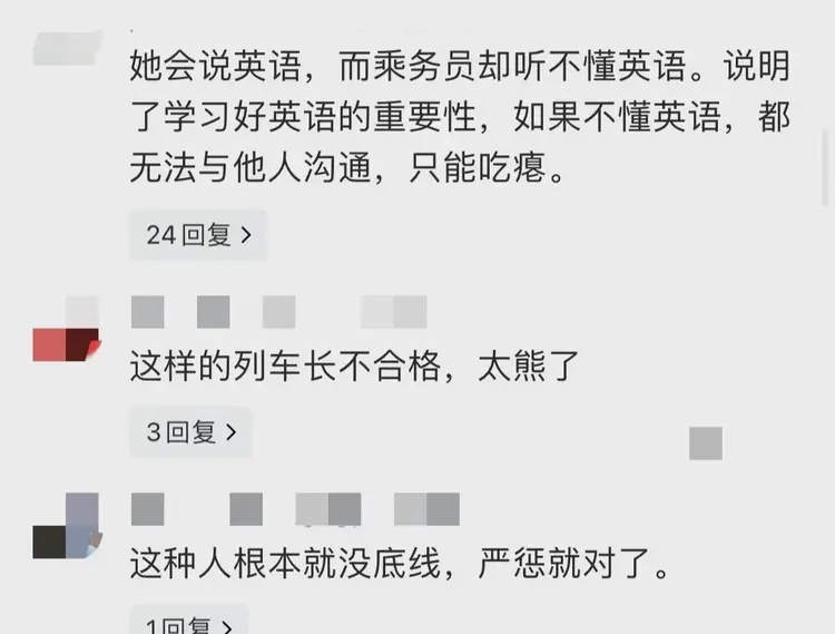 野蛮女大闹高铁！拒绝查票+骂哭乘务员，英语叫嚣“shut up！”，最终下场曝...（视频/组图） - 8