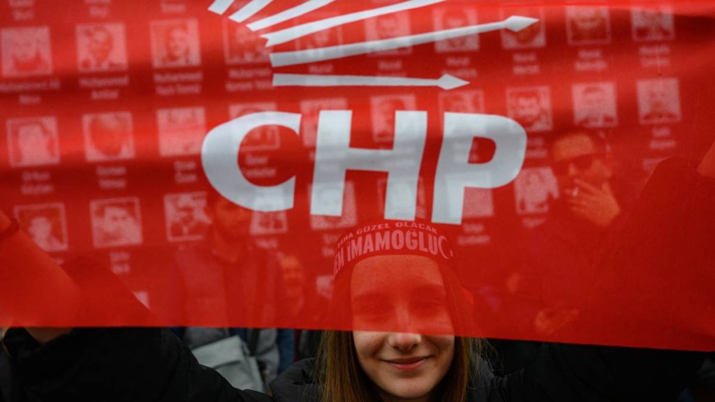 共和人民黨（CHP）目前為土耳其最大反對黨。法新社