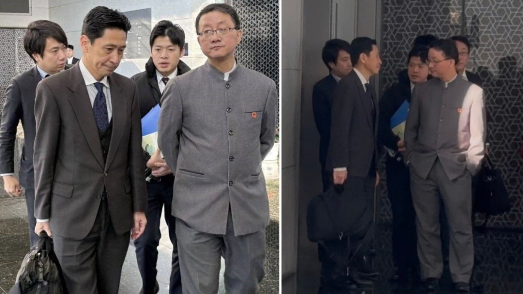 日本外務省亞洲大洋洲局長金井正彰昨天在北京與中國外交部亞洲司長劉勁松磋商。微博@拾月攬山河