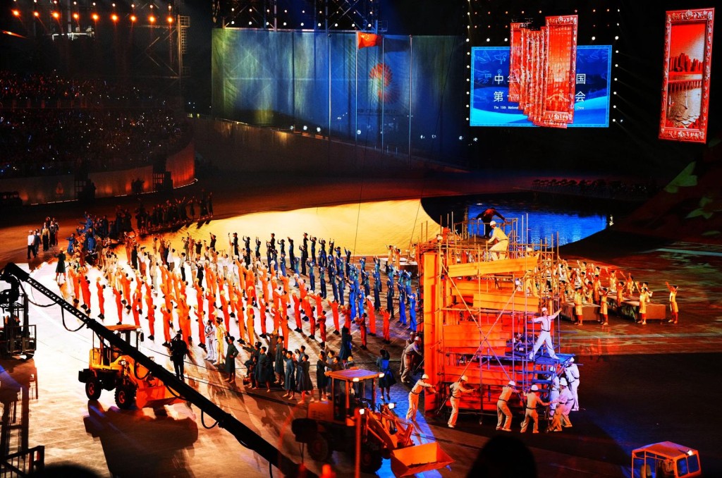 第十五屆全運會閉幕。 汪旭峰攝 第十五屆全運會閉幕。 汪旭峰攝