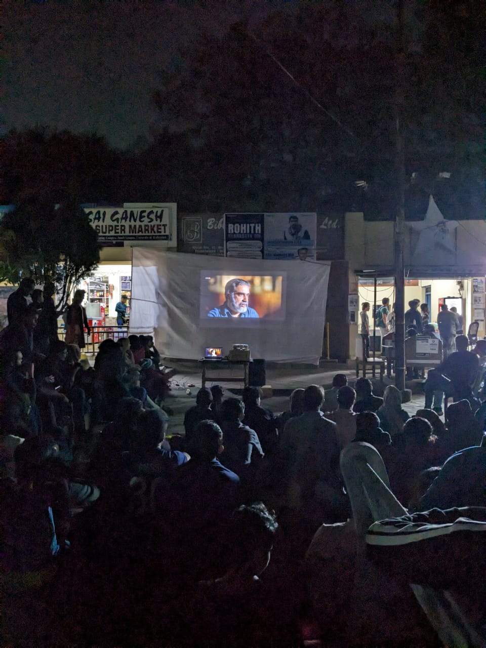 海得拉巴中央大學1月22日舉行放映會。 網上圖片