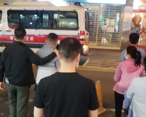 部分被捕男女。圖:警方提供