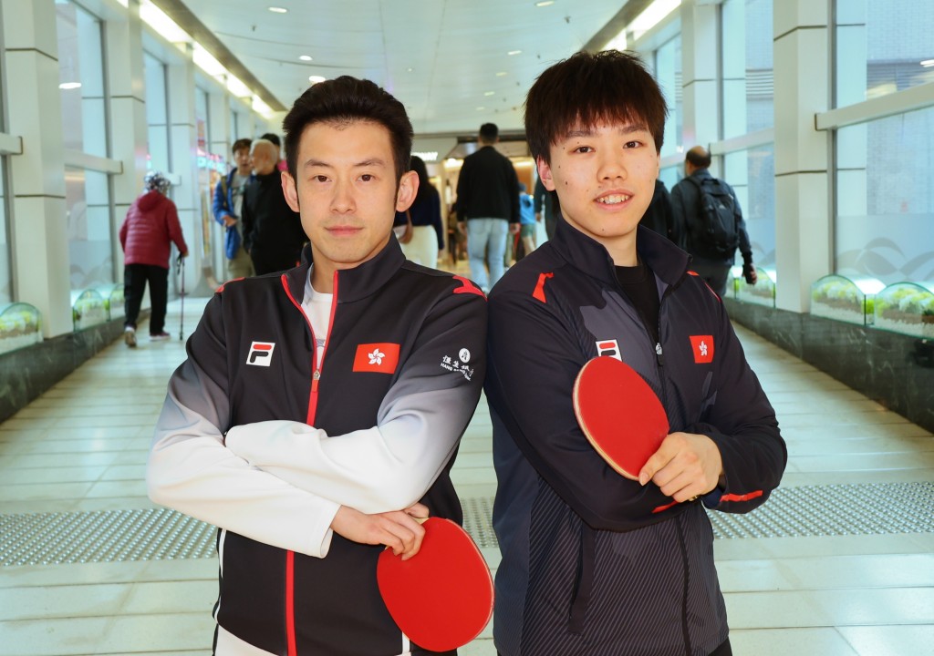 黄镇廷(左)和陈颢桦凹凸互补，彼此年龄相隔13岁仍合作无间。徐嘉华摄